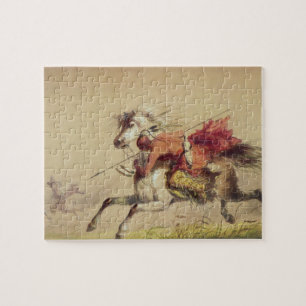 Blauwe waterkreeft door Alfred Jacob Miller Legpuzzel