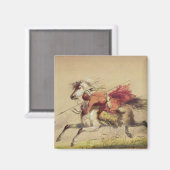 Blauwe waterkreeft door Alfred Jacob Miller Magneet (Voorkant / Achterkant)