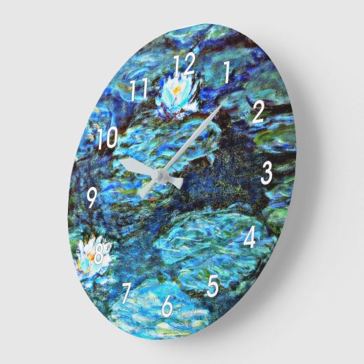 Blauwe waterlilie van Monet Grote Klok (Hoek)