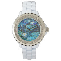 Blauwe waterlilie van Monet