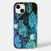 Blauwe waterlilies, fijn kunstschilderij, Case-Mate iPhone case (Achterkant)