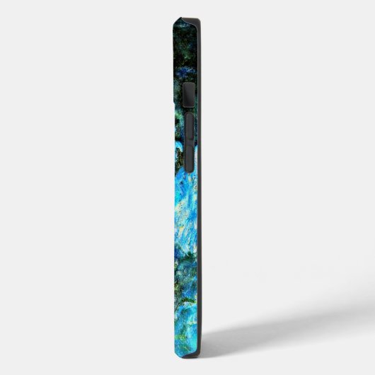 Blauwe waterlilies, fijn kunstschilderij, Case-Mate iPhone case (Achterkant / Links)