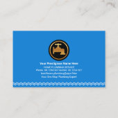 Blauwe waterpijpleiding lekt thuis visitekaartje (Achterkant)