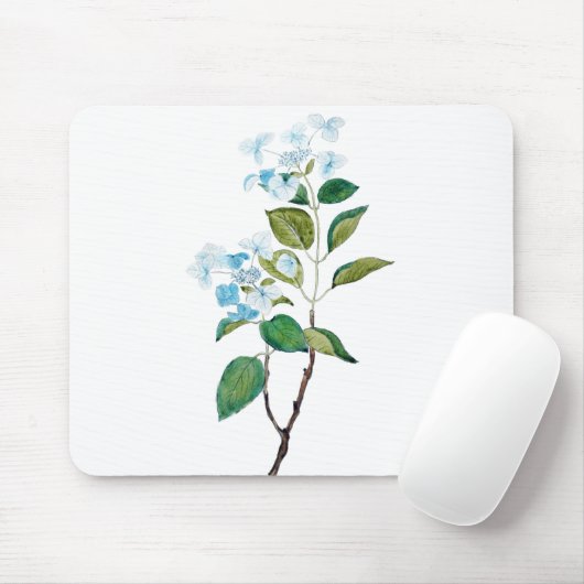  blauwe waterpoot muismat (Met muis)