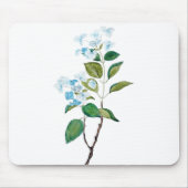  blauwe waterpoot muismat (Voorkant)