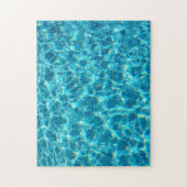 Blauwe waterpuzzel legpuzzel (Verticaal)