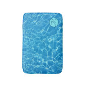 Blauwe waterreflecties passen ballastmat aan badmat (Voorkant Verticaal)