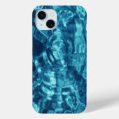 Blauwe waterrimpels Case-Mate iPhone case (Achterkant)