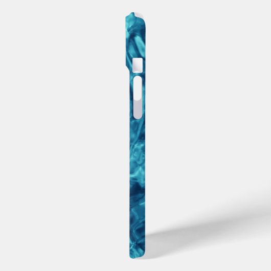 Blauwe waterrimpels Case-Mate iPhone case (Achterkant / Links)