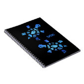 Blauwe waterschildpadden notitieboek (Rechterzijde)