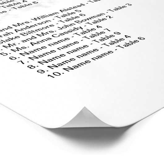 Blauwe waterschroefstaarten poster (Hoek)