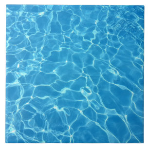 Blauwe watertextuur tegeltje