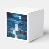 Blauwe waterval bedankdoosjes (Achterkant)