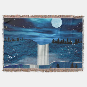 Blauwe Waterval Deken