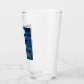 Blauwe waterval glas (Links)