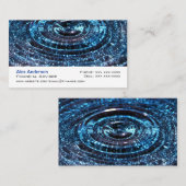 Blauwe waterval visitekaartje (Voorkant / Achterkant)
