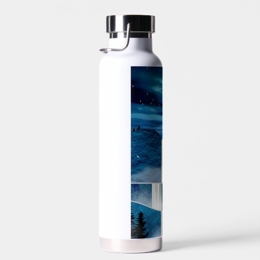 Blauwe waterval waterfles (Rechts)