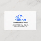 Blauwe watervallen Startbuizen Visitekaartje (Achterkant)