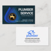 Blauwe watervallen Startbuizen Visitekaartje (Voorkant / Achterkant)