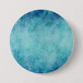 Blauwe Waterverf — Achtergrond Ronde Button 7,6 Cm (Voorkant)