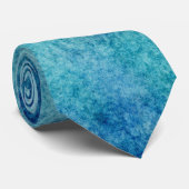 Blauwe Waterverf — Achtergrond Stropdas (Opgerold)