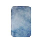 Blauwe Waterverf Badmat (Voorkant Verticaal)