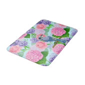 Blauwe waterverf badmat (Gekanteld)