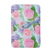 Blauwe waterverf badmat (Voorkant Verticaal)