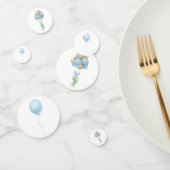 Blauwe Waterverf ballonnen Confetti (Groep)