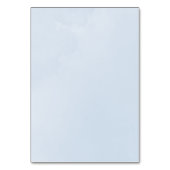 Blauwe Waterverf betoverende Cloudscape bruiloft Kaart (Achterkant)