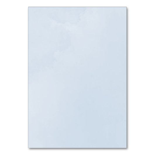 Blauwe Waterverf betoverende Cloudscape bruiloft Kaart (Achterkant)