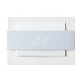 Blauwe Waterverf betoverende Cloudscape bruiloft Uitnodigingen Wikkel