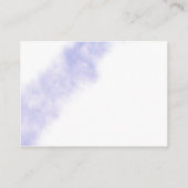 Blauwe Waterverf Boeken voor Baby Kaart (Achterkant)