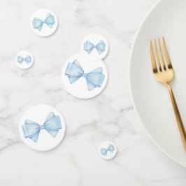 Blauwe Waterverf boog Confetti