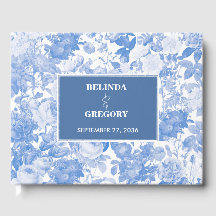 Blauwe Waterverf Botanische Florals Weddenschap