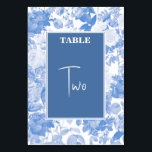 Blauwe Waterverf Botanische Florals Weddenschap Kaart<br><div class="desc">Dit ontwerp bevat prachtige blauwe illustraties van botanische tuinbloemen. De trouwtekst is voorzien van een bijpassend blauw lijst. Dit blauwe florale ontwerp creëer een elegante, rustige florale landtuin. Elegant het aantalontwerp van de trouwlijst met moderne elementen. Pas het aantal aan en koop elk lijstaantal individueel volgens hoeveel lijstaantallen u nodig...</div>