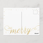 Blauwe waterverf briefkaart (Achterkant)