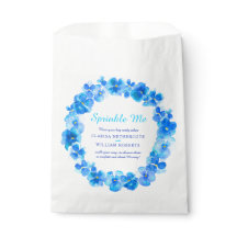 Blauwe waterverf bruiloft bespioneert me