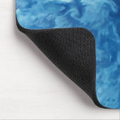 Blauwe Waterverf burst Muismat (Hoek)