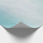 Blauwe waterverf cadeaupapier (Hoek)