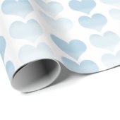 Blauwe Waterverf Cadeaupapier (Rol Hoek)