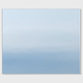 Blauwe waterverf cadeaupapier (Vlak)