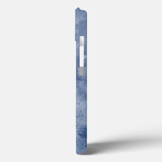 Blauwe Waterverf Case-Mate iPhone Case (Achterkant / Links)