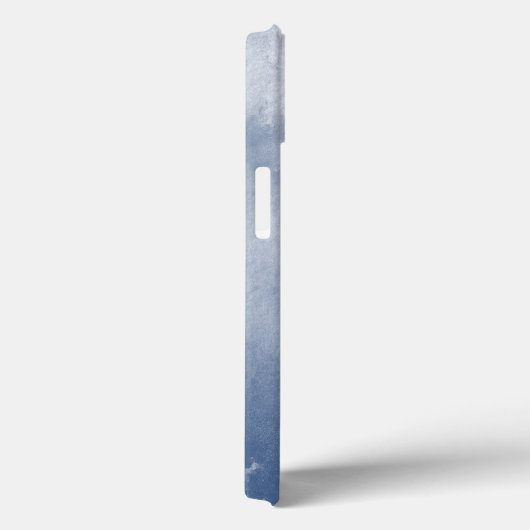 Blauwe Waterverf Case-Mate iPhone Case (Achterkant / Rechts)