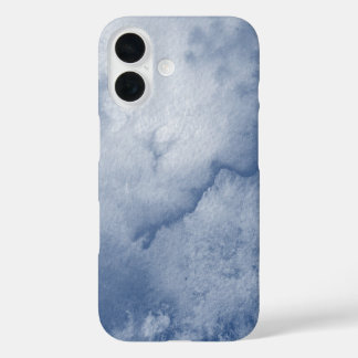 Blauwe Waterverf iPhone 16 Hoesje
