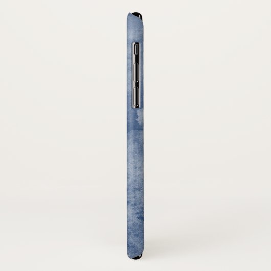 Blauwe Waterverf Case-Mate iPhone Case (Achterkant/links)