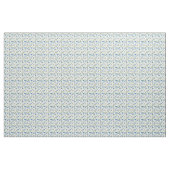 Blauwe waterverf cornbloemen stof (Yard (91,4 cm))