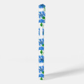 Blauwe waterverf cornbloemen, wilde bloemen op wit Case-Mate iPhone case (Achterkant / Rechts)