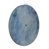 Blauwe Waterverf Dartbord (Voorkant Links)