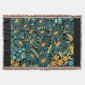 Blauwe waterverf deken (Voorkant)